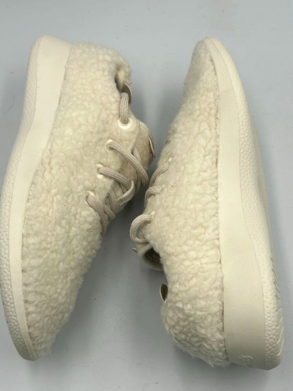 NWOB Allbirds Women's Cream Wool Runner Fluffs Casual Lace-Up Sneakers Sz 8 3279 - Picture 11 of 16